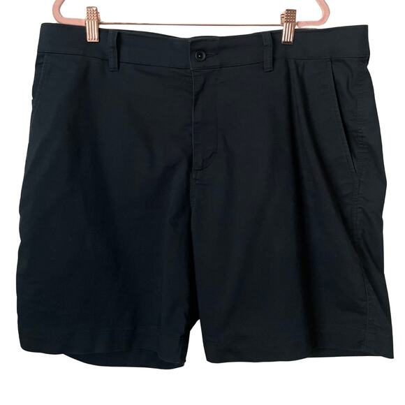Nike Shorts Mens Size 38 Black Dri Fit Stretch Chino Golf Preppy Sports Athletic - Picture 1 of 9